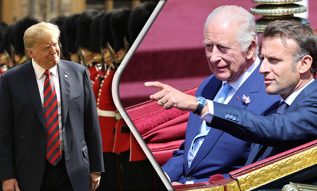 Photo: At Windsor, Charles Could Nudge Trump Toward Tougher Line on Putin. Source:The Gaze collage by Leonid Lukashenko