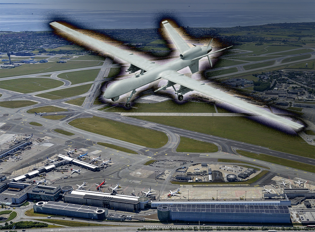 Danish PM: Russia’s Role in Copenhagen Drone Attack Cannot Be Ruled Out. Source: The Gaze collage by Leonid Lukashenko