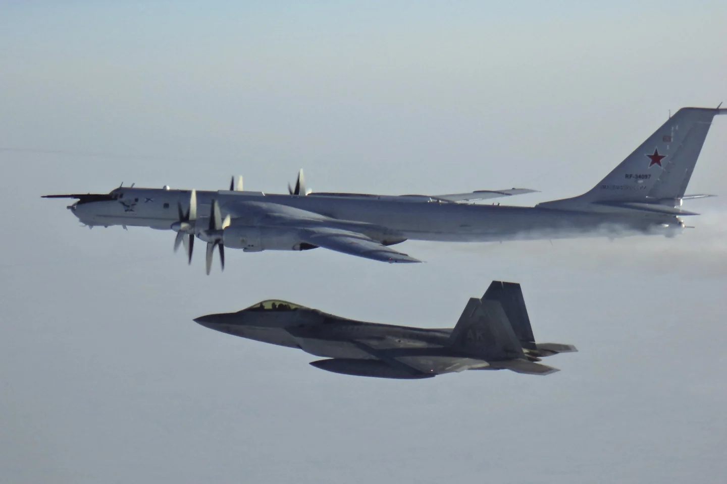 Russian Tu-95 and Su-35 Planes Tracked Near Alaska, NORAD Responds. Source: AP