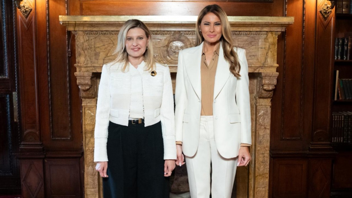 Photo: Olena Zelenska and Melania Trump Hold Talks in New York on Protecting Children. Source: president-gov-ua