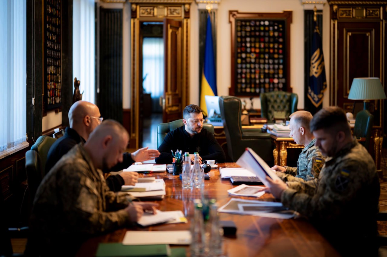 Zelenskyy Briefed on Drone Incursions From Hungary Into Ukrainian Airspace. Source: tg-volodymyr-zelenskyy