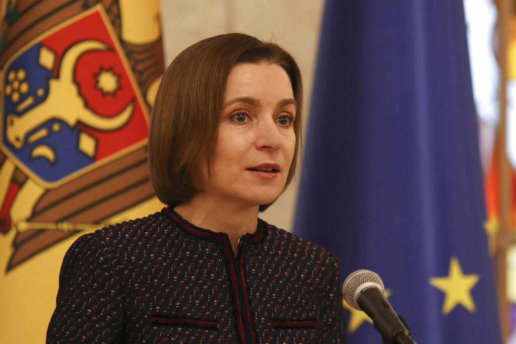 Photo: Sandu’s Party Wins Majority in Moldova’s Parliamentary Elections. Source: AP