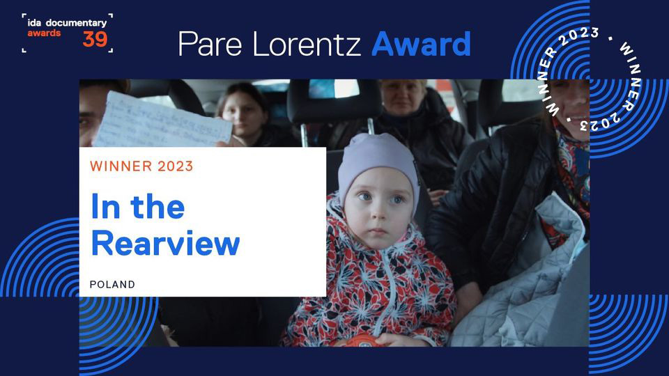 Photo: The documentary film "In the Rearview" has received the Pare Lorentz Award from the International Documentary Association, Source: https://intherearview.eu