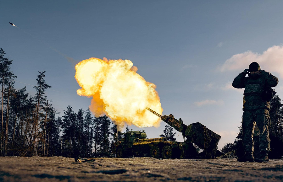 Photo: Ukraine Allocates Nearly 60% of State Budget to Defense. Source: Volodymyr Zelensky's Facebook