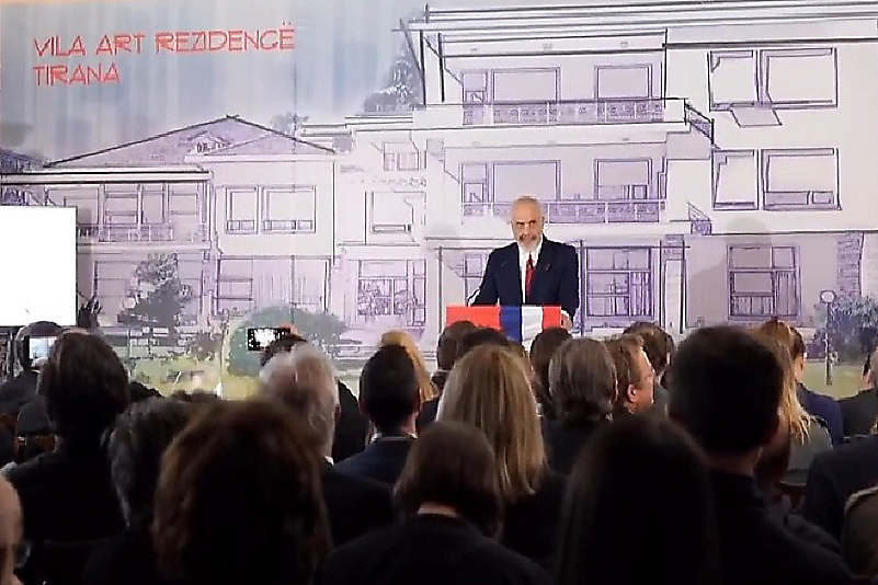 Edi Rama Photo: In Albania, the Villa of Dictator Hoxha Transformed Into an Artists’ Residence. Source: acp.al